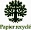 Logo Papier recyclé.